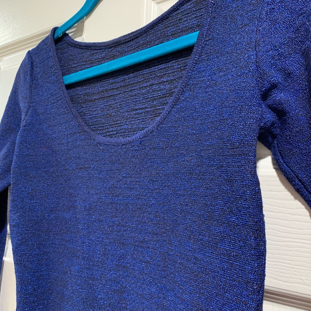 ⚡️Maje Bodycon Electric Blue Sweater Dress - 1 ⚡️